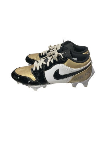 Used Nike Adult FB Cleats Black And Gold Senior 10 11834-S000043046