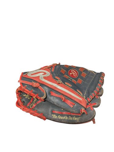 Used Rawlings REVOLUTION GLOVE BB/SB Glove RH Throw Navy Blue 11" 11834-S000043039