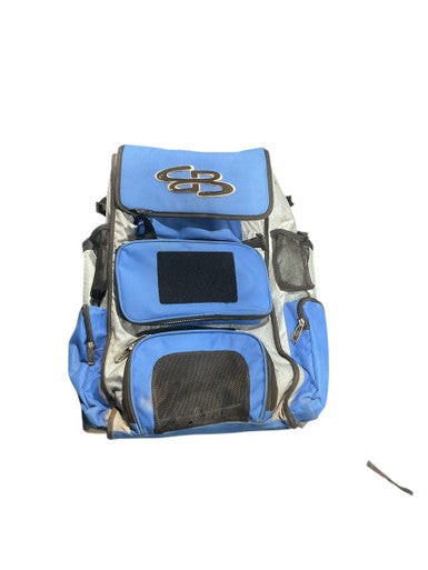 Used BoomBah BLUE ROLLED BAG BB/SB Player Wheeled Bag Royal Blue 11834-S000043030