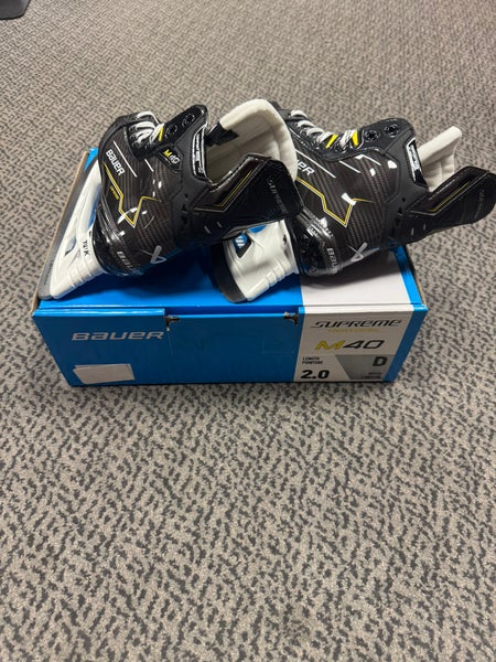 Bauer Supreme M40 Hockey Skates Regular Width Size 2 (New)