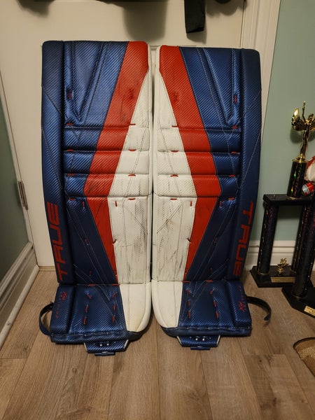 34" True Catalyst PX3 Pro Return Goalie Leg Pads Pro Stock (Used)