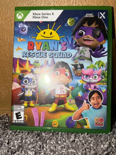 Microsoft Xbox Series X/S One Ryan’s Rescue Squad Video Game Rated E Used Kids