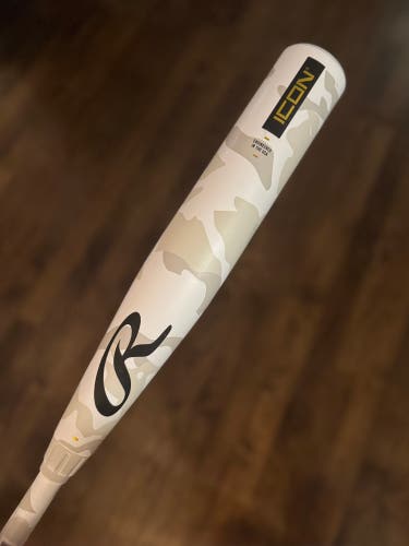 2025 Rawlings Icon Composite USSSA Certified Bat (-8) 22 oz 30" (Used)