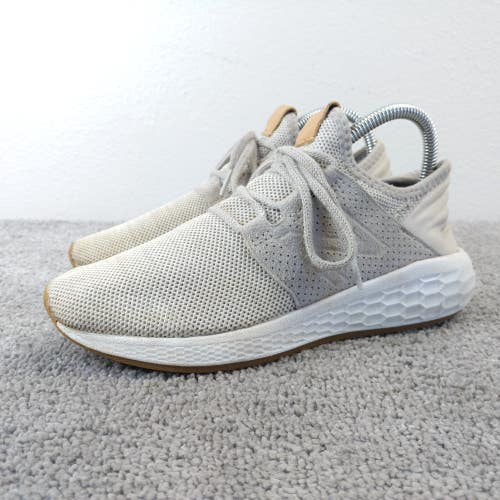 New Balance Fresh Foam Cruz Womens Size 7 Running Shoes Gray Knit Sneaker Low