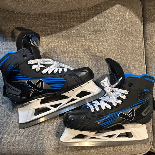 [Like New] Bauer GSX Size 9 EE Hockey Goalie Skates (Extra Wide Width)