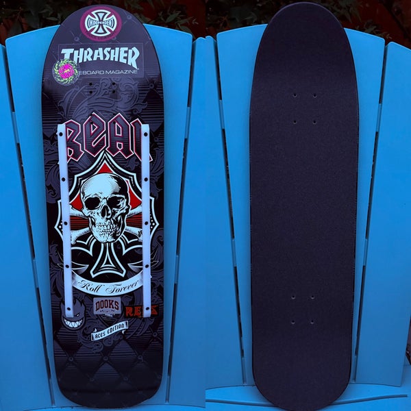 REAL Skateboards “Roll Forever” Aces Edition Skateboard Deck 9” Powell Rib Bones