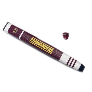 NEW Team Golf Washington Commanders Burgandy/White Jumbo Putter Grip w/Ball