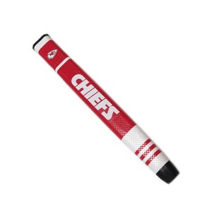 NEW Team Golf Kansas City Chiefs Red/White Jumbo Putter Grip w/Ball Marker
