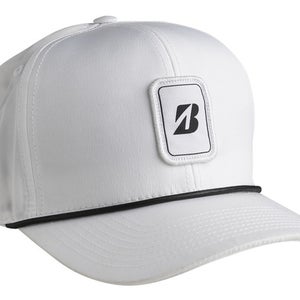 Bridgestone Rope Collection Golf Cap (WHITE, Adjustable) Snapback Hat NEW
