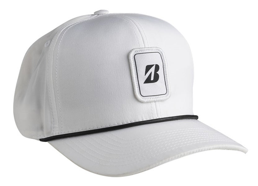 Bridgestone Rope Collection Golf Cap (WHITE, Adjustable) Snapback Hat NEW