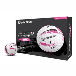 Taylor Made SpeedSoft Ink Golf Balls (Pink, 12pk) 1dz 2024 NEW