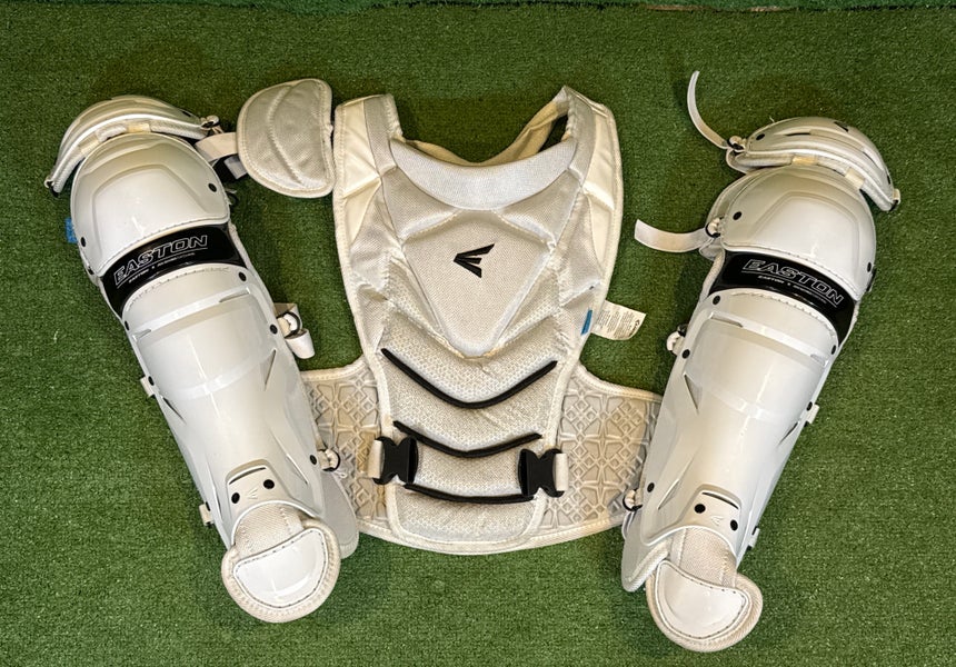 Easton White Medium Jen Schro The Very Best Catcher’s Combo (Chest/Legs only) (New)