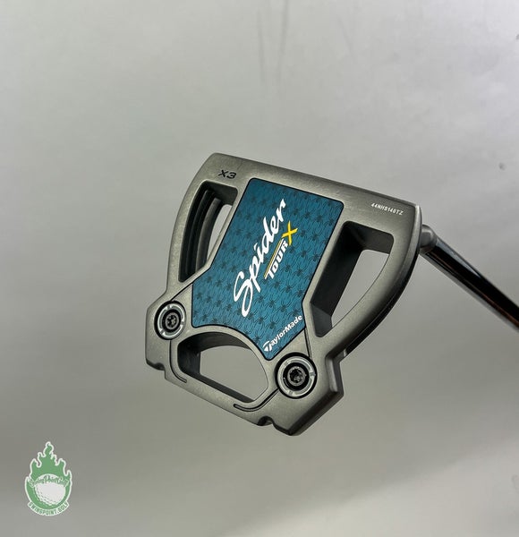 Used Right Handed TaylorMade Spider Tour X X3 35" Putter Black Steel Golf Club