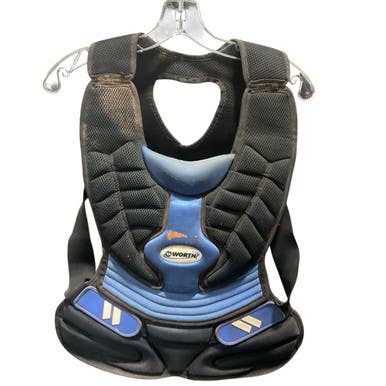 Used Worth CHEST GUARD INTER Catchers Chest Protector Royal Blue Intermed 11834-S000019066