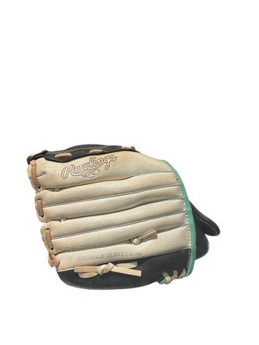 Used Rawlings FAST PITCH BB/SB Glove RH Throw Teal 10 1/2" 11834-S000039621