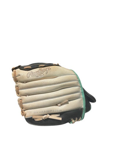 Used Rawlings FAST PITCH BB/SB Glove RH Throw Teal 10 1/2" 11834-S000039621