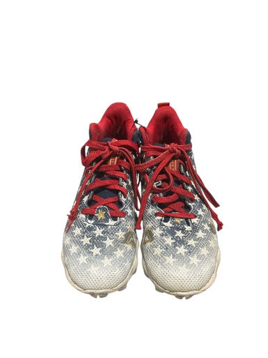 Used Under Armour USA CLEATS BB/SB Cleats White Junior 01.5 11834-S000042858