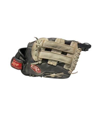 Used Rawlings SURE CATCH BB/SB Glove RH Throw Black 11" 11834-S000042612