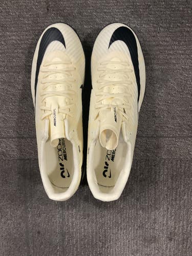 Used Nike ZOOM VAPOR 15 ACADEMY TURF Soccer Turf Shoes Tan Senior 9 11614-S000225940