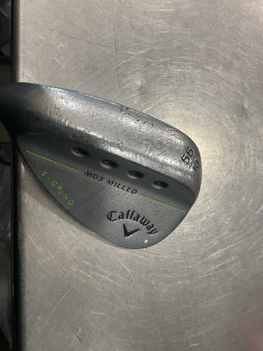 Used Callaway MD3 S GRIND Golf Wedge Mens LH 56 Degree 11614-S000225901