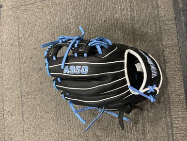 Used Wilson A950 BB/SB Glove RH Throw Black 11 1/2" 11614-S000225804