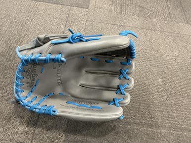 Used Rawlings GG ELITE GGEFP125BGCB BB/SB Glove RH Throw Grey 12 1/2" 11614-S000225805