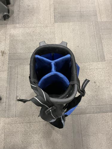 Used US Kids USKG 60 Teen Stand Bag Black And Navy Blue 11614-S000225763