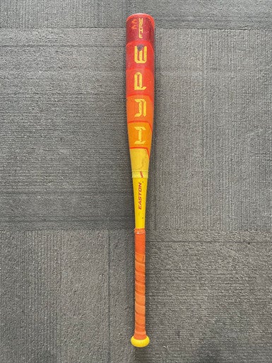 Used Easton HYPE FIRE 2024 BB/SB USA 2 5/8 Bat Orange 30" 11614-S000225741
