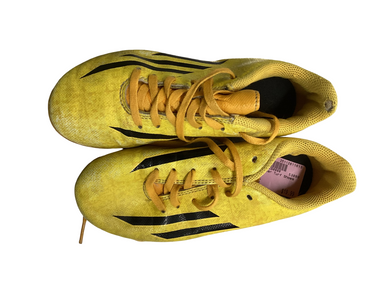 Used Adidas Soccer Turf Shoes Yellow Junior 01 11613-S000172498