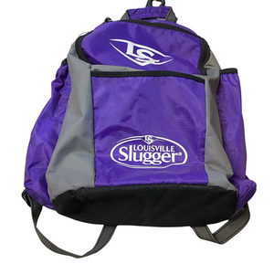Used Louisville Slugger PURPLE BACKPACK BB/SB Player Backpack Purple 11706-S000368041
