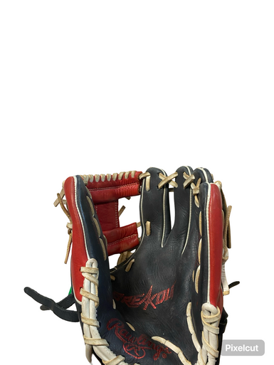 Used Rawlings B0204-2NS BB/SB Glove RH Throw Black 11 1/2" 11706-S000367989