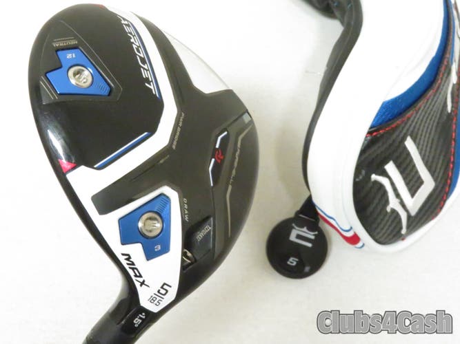 Cobra Aerojet Fairway 18.5 5 Wood Helium 5F2 SENIOR +Cover ... Near MINT
