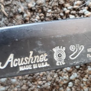 35.75 IN BLACK ACUSHNET BULLS EYE BLADE W FLANGE HEEL SHAFTER PUTTER NEW W WEAR