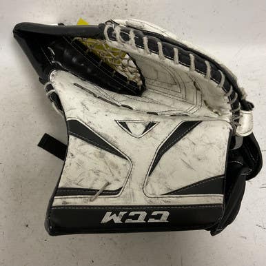 Used CCM REVOLUTION 577 Intermediate Goalie Catcher Black And White 11855-S000195166
