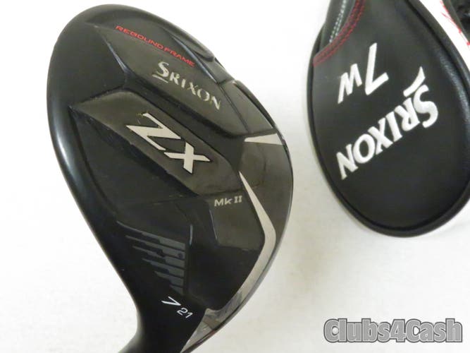 Srixon ZX MKII Fairway 21 7 Wood HZRDUS Smoke RDX Red 60g 6.0 Stiff +Cover