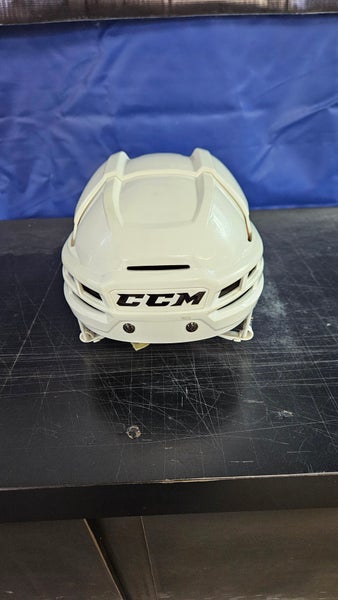 Small CCM Super Tacks X Helmet Pro Stock (Used) White
