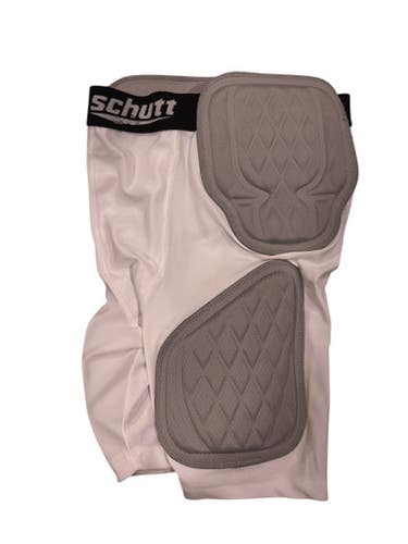 Used Schutt Youth FB Integrated Pants White MD 11847-S000031284