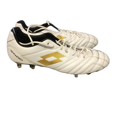 Used Lotto 219545-6WX Soccer Cleats White Senior 10 11730-S000068043