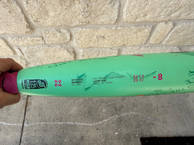 2025 AXE Warp Composite USSSA Certified Bat (-8) 23 oz 31" (Used)