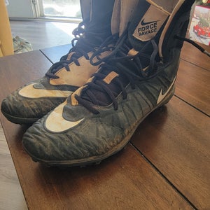 Men's Size M 11.0 (W 12.0) Nike High Top Molded Cleats (Used)