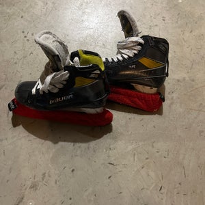 2020 Bauer Supreme 3S Pro Hockey Goalie Skates Regular Width Size 6.5 (Used) WITH CARBON BLADES