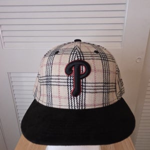 NWS Philadelphia Phillies White Plad New Era 59fifty 7 1/8 MLB