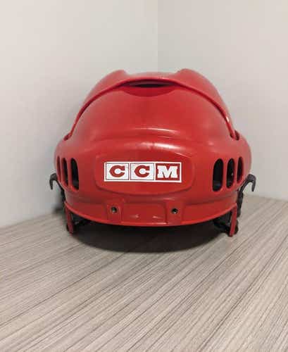 CCM Tacks 1052 Red Large Vintage Hockey Helmet Made in Canada