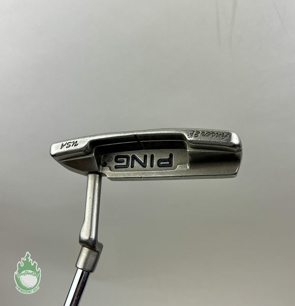 Used Left Handed Ping Black Dot Karsten Anser 2F 35.5" Putter Steel Golf Club