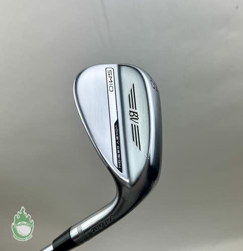 RH Titleist Vokey SM10 Chrome F Grind Wedge 50*-12 Wedge Flex Steel Golf Club