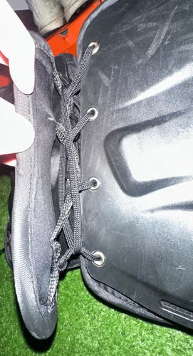 Small Adult Xenith Velocity 2 Shoulder Pads (Used) + Xenith chrome/black backplate