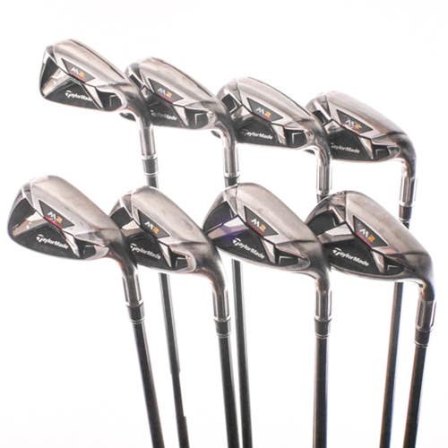 TaylorMade M2 2016 Iron Set 5-PW,AW,SW R-Flex Graphite  (+1")Right Handed