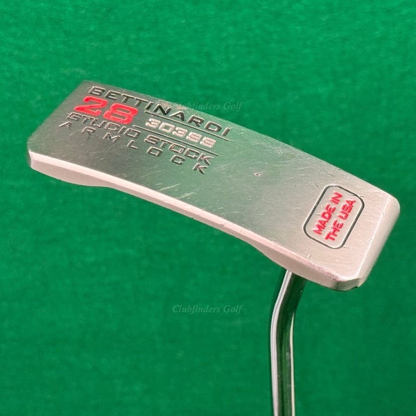 Bettinardi Studio Stock 28 Armlock Milled 44" SB Putter W/ Super Stroke & HC