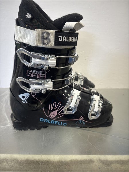 Mondo Size 23.5 Girls U.S. Size 6.5 DALBELLO Green GAIA 4 Ski Boots