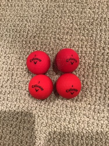 Callaway Balls 4 Pack (Used)